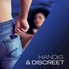 A person is pulling a Durex condom packet out of their jeans pocket, with another person blurred in the background. Produktbild-Vorschau