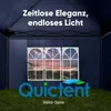 Quictent Pavillon 3x3 : pavillon pliable avec 4 parois Voir les images du produit 2