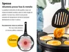 endusor® Padella per pancake per bambini con smiley 26 cm - Anteprima dell’immagine prodotto 5