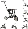 Kikkaboo Dreirad Flip 5 in 1 Stahlrahmen rutschfeste Griffe Produktbild-Vorschau 1