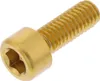 Zylinderschraube JMP Bolt M6x1,00mm 16mm Aluminium gold Produktbild-Vorschau 1