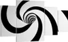 Bild auf Leinwand - Leinwandbild - Spirale Streifen Produktbild-Vorschau 1