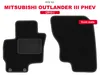 Velours-Fußmatten Vorne passend für Mitsubishi Outlander Produktbild-Vorschau 16