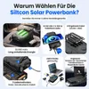 Siltcon Solar-Powerbank mit Handkurbel 20000 mAh – 4 Produktbild-Vorschau 11