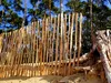 Staketenzaun Holzzaun 120cm Höhe  Haselnuss Zaun 5m Länge, Produktbild-Vorschau 6