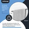 Sanics Handtuchhalter Silber Inklusive Montageset 40 CM - Produktbild-Vorschau 8
