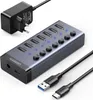 Ugreen Multifunktions-Hub 7W1 Usb Typ C - 7X Usb Typ A 3.0 Produktbild-Vorschau 1