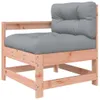 vidaXL 3-tlg. Garten-Lounge-Set mit Kissen Massivholz Produktbild-Vorschau 4