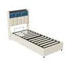 INONEFT Gestoffeerd bed 90x200 cm met USB-poort, Productafbeelding-voorbeeld 11