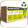 A brick of coco peat with product information and instructions printed on its packaging. Produktbild-Vorschau
