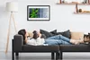 Bild 60x40 MDF-Rahmen Wandkunst Bambusblatt Natur Pflanze Produktbild-Vorschau 3