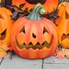 XXL Kürbis-Laterne mit LED Halloween-Deko Windlicht in Produktbild-Vorschau 2
