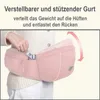 M-Castle Hüftsitz Babytrage mit verstellbarem Gurt Produktbild-Vorschau 3