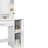 Toaletní stolek Zoey 28125, s LED osvětlením, zrcadlem, Náhled obrázku produktu 8