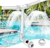 Poolbrunnen Doppelkopf mit LED-Beleuchtung, 360° Produktbild-Vorschau 2