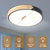 Ikodm LED Deckenleuchte Holz 40cm, 60W Dimmbar Deckenlampe Produktbild-Vorschau 2