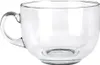 A clear glass mug with a handle is shown against a white background. Voir les images du produit