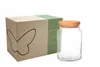 Pot à provisions en verre avec couvercle en bois - 635 ml | Voir les images du produit 4
