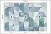 Muralo Vlies Fototapete für Wohnzimmer GEOMETRISCHE MUSTER Produktbild-Vorschau 2