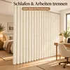 Trennwand Vorhang Blickdicht B 254cm, Ösen Thermovorhang Produktbild-Vorschau 4