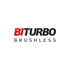 The image displays the brand name "BITURBO" in large red and black letters, with "BRUSHLESS" written below it in black. Anteprima dell’immagine prodotto