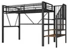 Poschodová posteľ Merax 90 x 200 cm, kovová poschodová Náhľad obrázku produktu 9