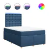 Design Boxspringbett mit Matratze Blau 120x200 cm Stoff, Produktbild-Vorschau 2