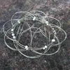 4D Mandala dekoratives Drahtgeflecht silber Set Produktbild-Vorschau 7