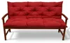 Beautissu Flair BR Bankauflage Rot, 150x50x50cm Produktbild-Vorschau 1