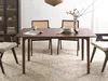 BELIANI Jídelní stůl tmavý jasan MDF 160 x 90 cm 6místný Náhled obrázku produktu 2