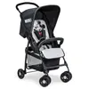 A black and gray stroller with Mickey Mouse graphics, shown from a front-diagonal angle against a white background. Anteprima dell’immagine prodotto