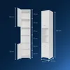 CASARIA® Badmöbel Set 2-tlg Weiß Waschbeckenunterschrank Produktbild-Vorschau 7
