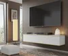 Závesná TV skrinka Wabi 180 cm WHITE MATT- Moderný TV Náhľad obrázku produktu 6