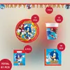 61-tlg. Sonic Party Set für Kindergeburtstag Produktbild-Vorschau 2