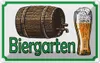 vianmo Blechschild 12x18 cm Biergarten Bier Brauerei Essen Produktbild-Vorschau 1