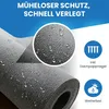 Bitumen Dachpappe schwarz Bitumenbahn zur Dacheindeckung Produktbild-Vorschau 2