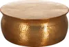 FineBuy Table basse design ronde 75 cm en métal doré - Voir les images du produit 6