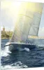 Bilder auf glas - Einteilig - Yacht Meer Welle - 50x70cm - Produktbild-Vorschau 1