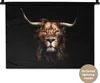 MuchoWow® Wandteppich Wandbehang Löwe - Schottisches Produktbild-Vorschau 1