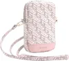 Guess Zip GCube Bottom Stripe - Torebka na telefon (różowy) Podgląd zdjęcia produktu 3