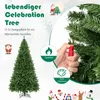 COSTWAY 270cm Albero di Natale artificiale 2132 aghi in Anteprima dell’immagine prodotto 4