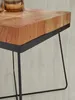 Quadratischer Beistelltisch Akazie, Industrial-Style, Produktbild-Vorschau 6