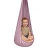 MAMOI® Hängesessel aus Velvet-Stoff mit Kissen und Produktbild-Vorschau 6