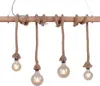 JustLight 4er Pendelleuchte Rope schwarz-natur 100 x 7 cm Produktbild-Vorschau 20