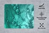 MuchoWow® Mauspad Mousepad Tropfen auf türkisem Hintergrund Produktbild-Vorschau 2