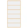 vidaXL Schiebetür Golden 102,5x205 cm ESG-Klarglas und Produktbild-Vorschau 3