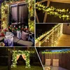 Bigzom Solar Lichterkette Aussen, 120LED Efeu 12M Außen 8 Produktbild-Vorschau 7