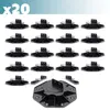 XPOtool Set 20x Stelzlager für Terrassen, 2700kg, 18-28mm, Produktbild-Vorschau 2