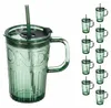 Lot de 10 verres Relaxdays, gobelets avec couvercle et Voir les images du produit 10