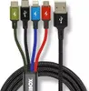 IBOX USB 4W1 2XUSB-C, MICROUSB, LIGHTNING Kabel Produktbild-Vorschau 1